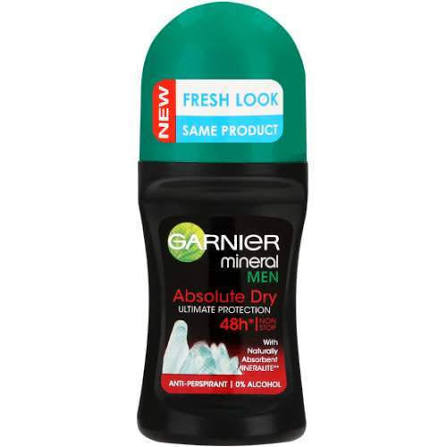 Garnier Roll-On Mineral Men Absolute Dry 50ml